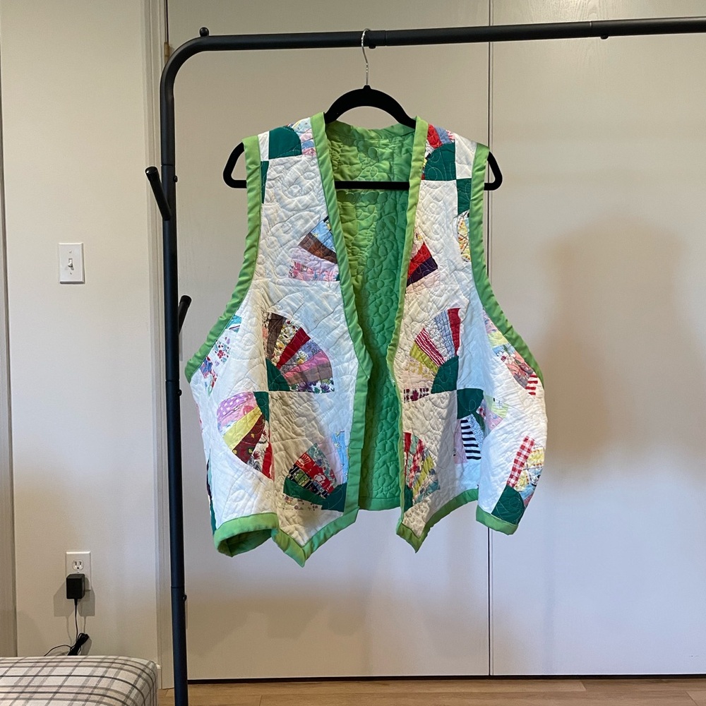 Vintage Patchwork Quilted Vest